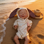 17-inch solid silicone baby doll – Olivia stretchable limbs lifelike doll