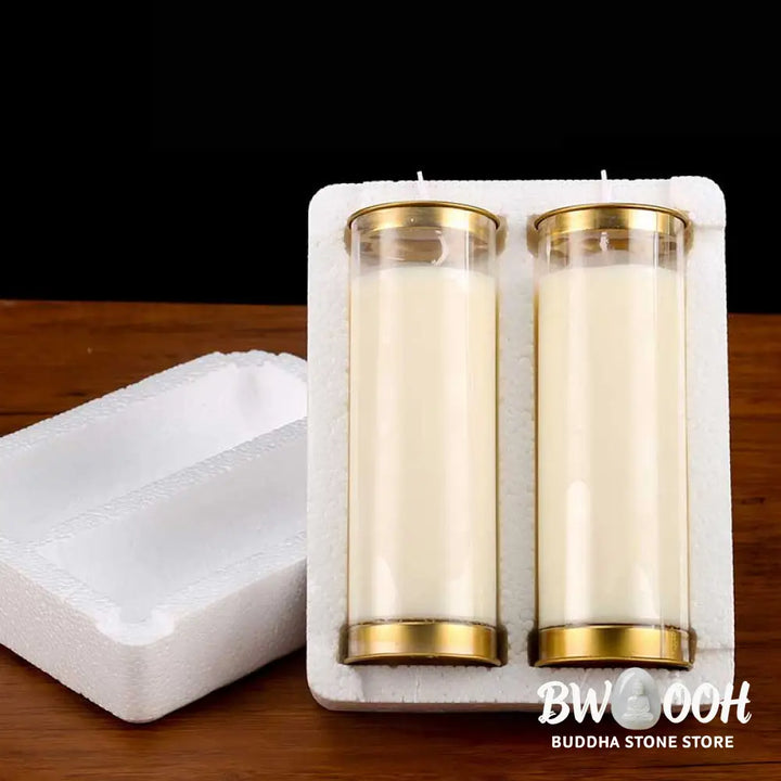 Meditation Prayer Altar Candle Buddhist Temple Rituals Use Items - Prayer Altar Candles
