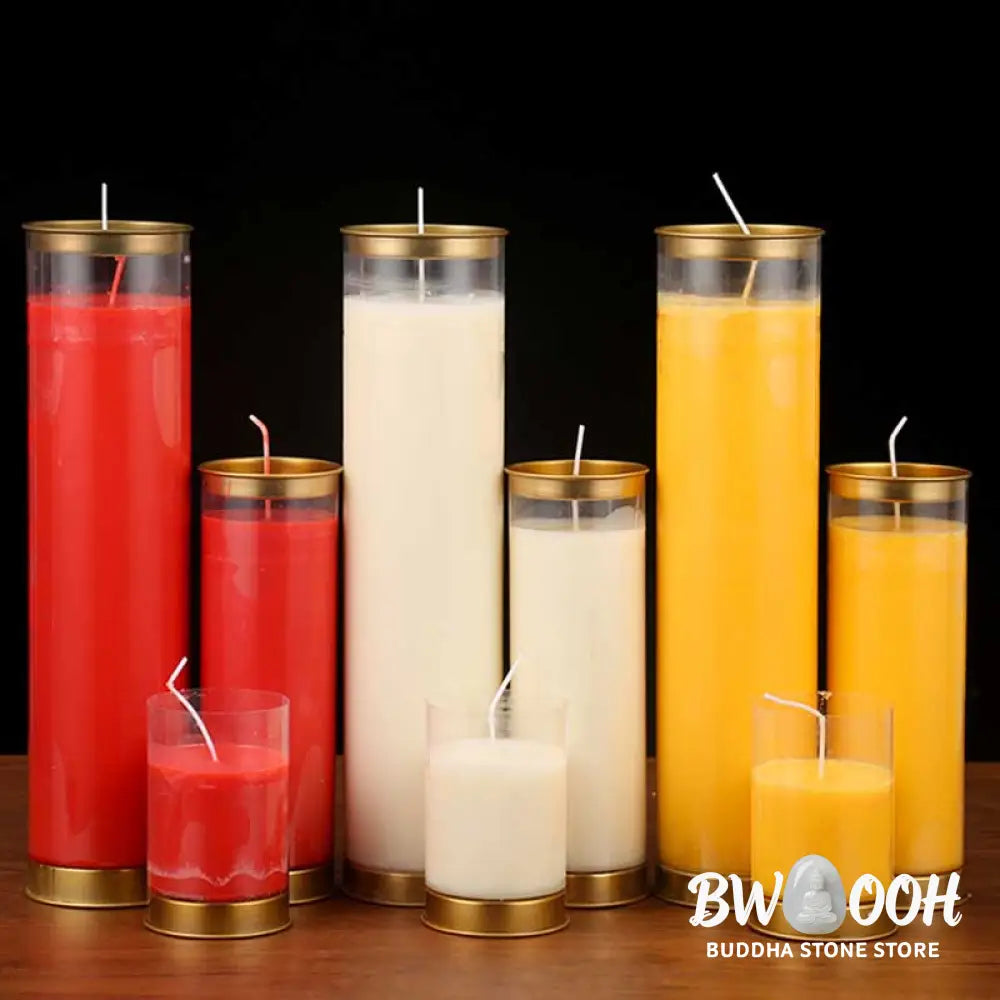 Meditation Prayer Altar Candle Buddhist Temple Rituals Use Items - Prayer Altar Candles