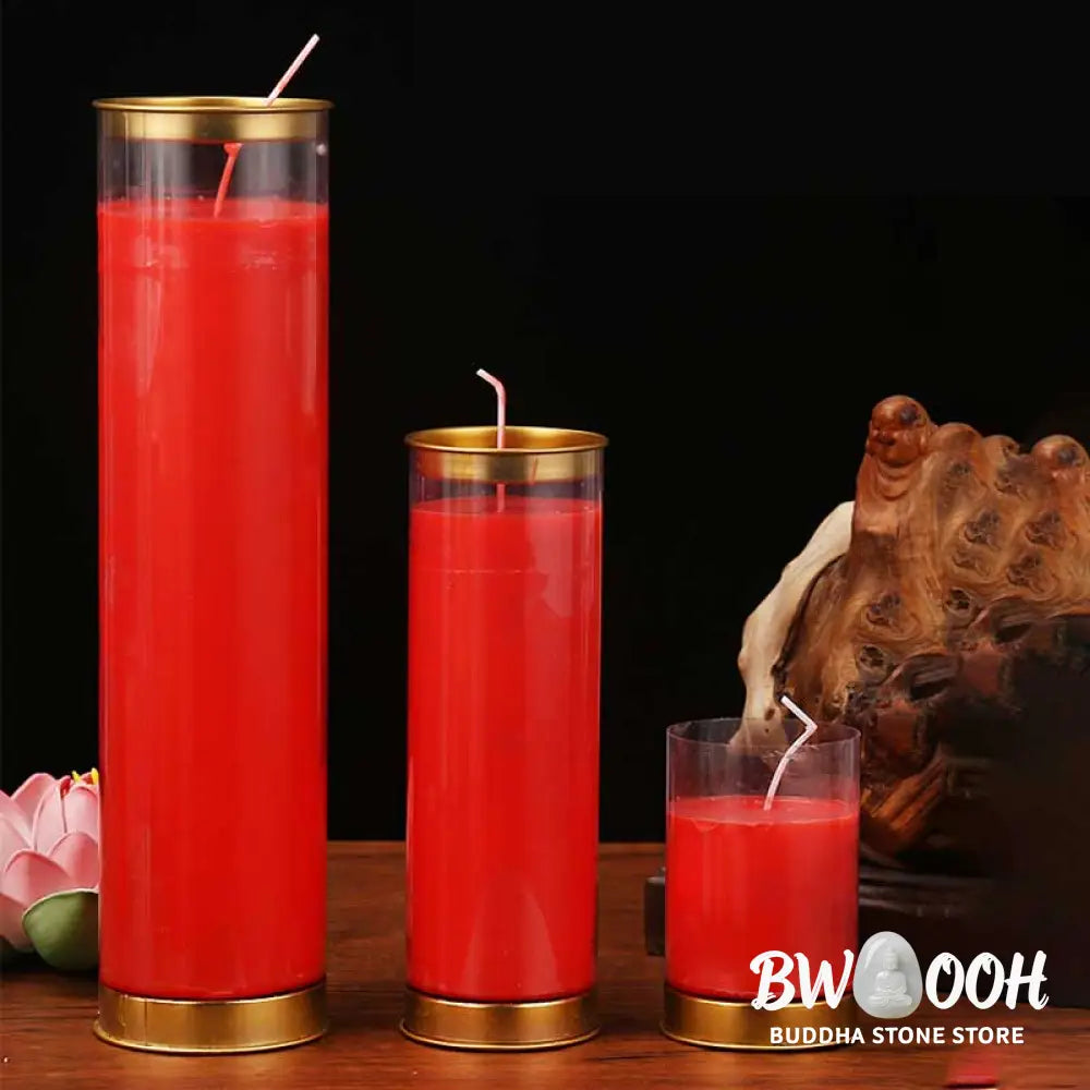 Meditation Prayer Altar Candle Buddhist Temple Rituals Use Items - Prayer Altar Candles