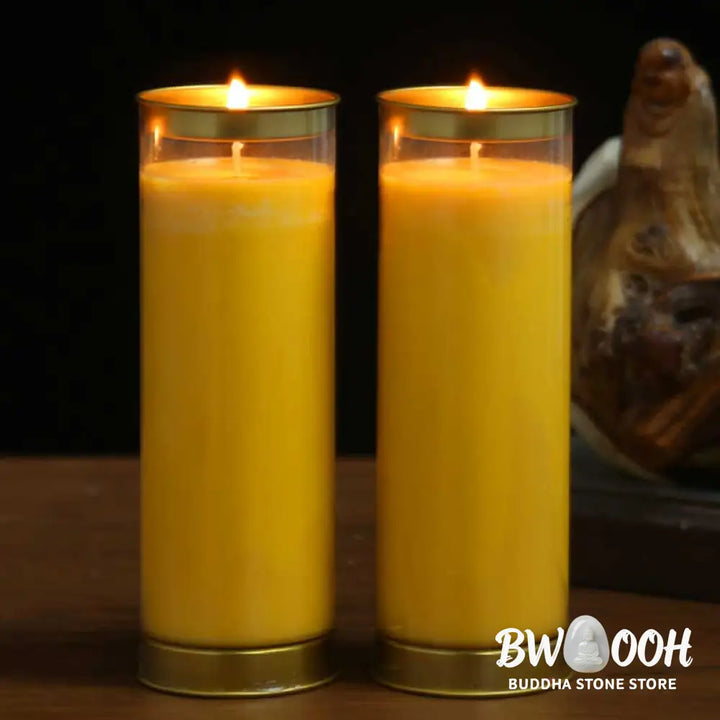 Meditation Prayer Altar Candle Buddhist Temple Rituals Use Items - Prayer Altar Candles