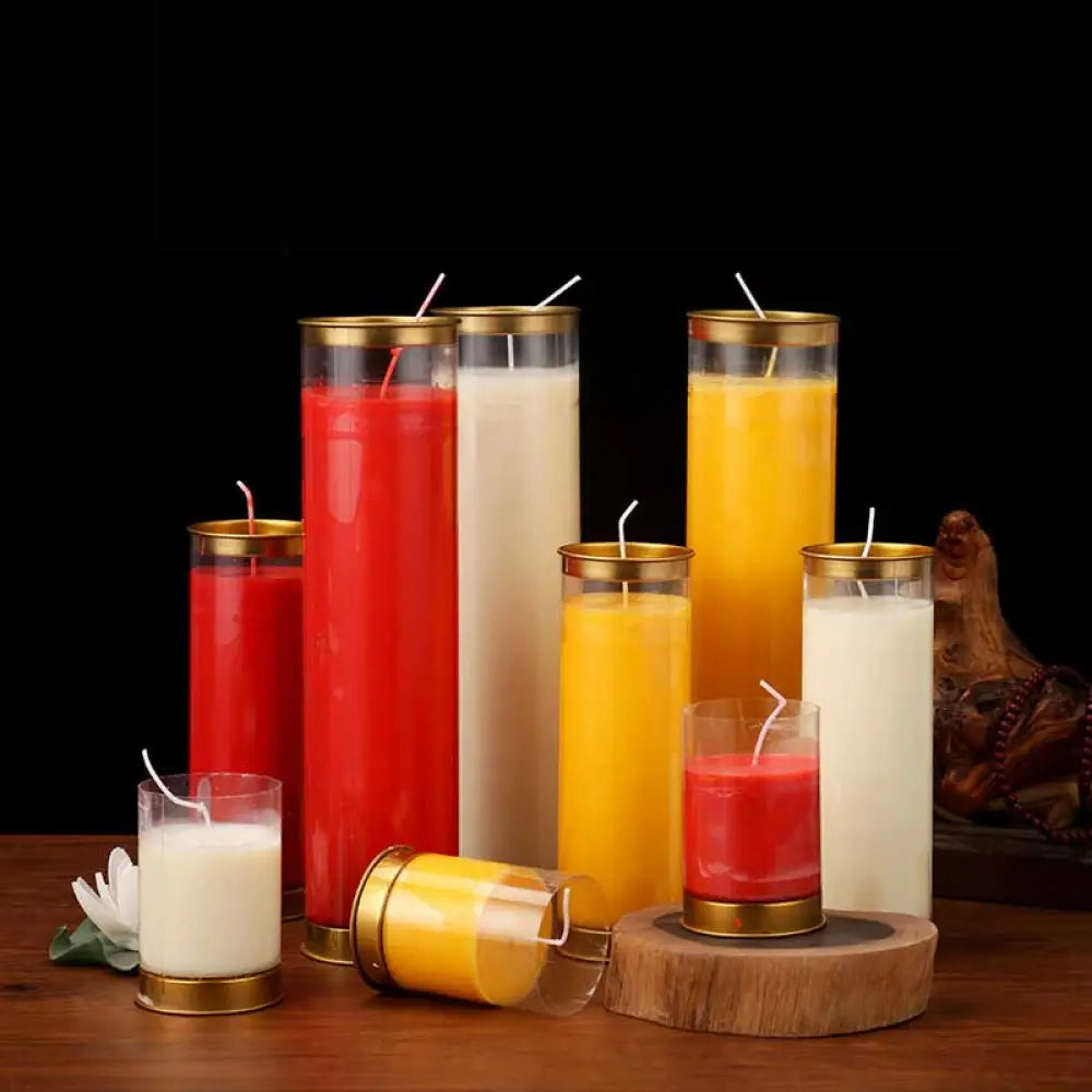 Meditation Prayer Altar Candle Buddhist Temple Rituals Use Items - Prayer Altar Candles