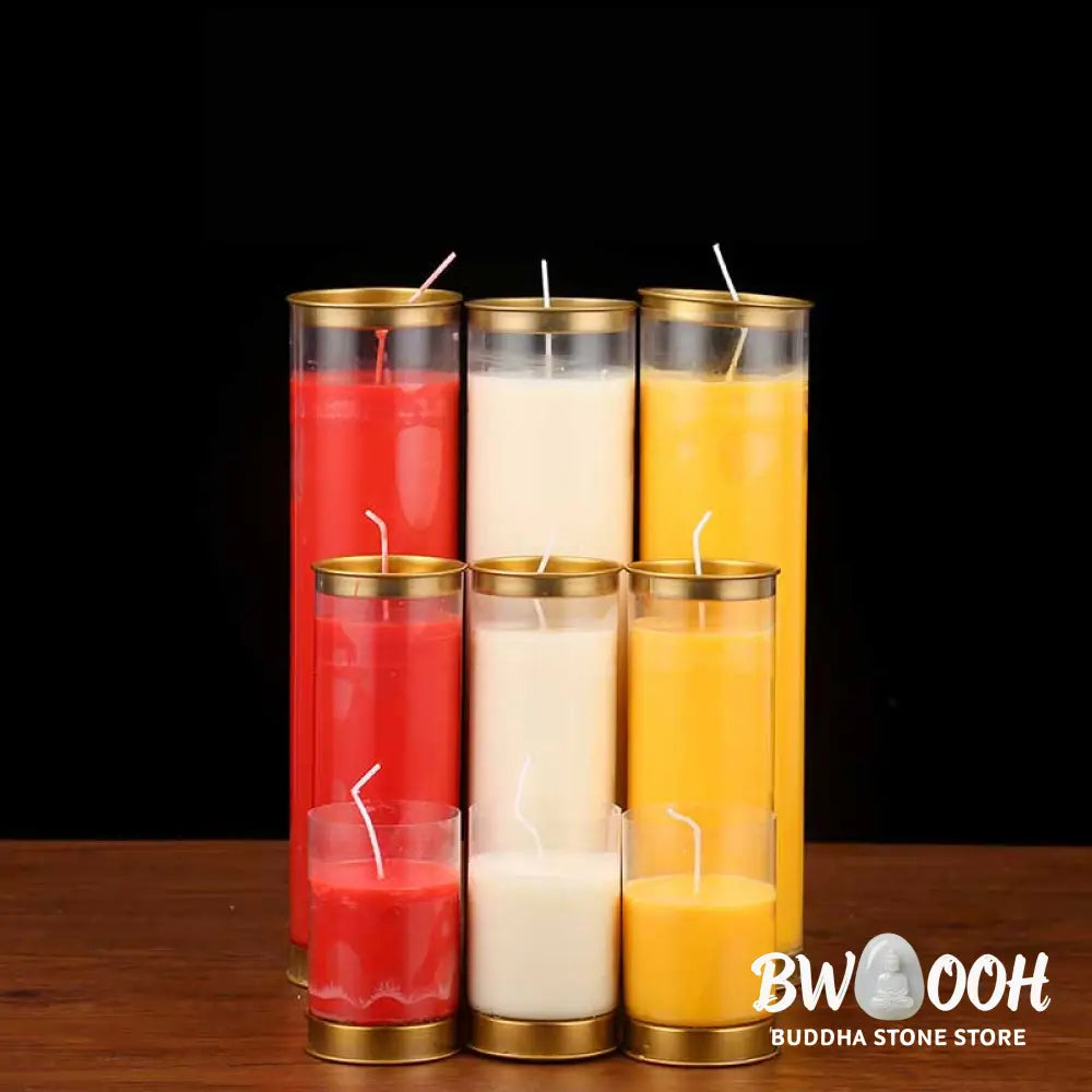 Meditation Prayer Altar Candle Buddhist Temple Rituals Use Items - Prayer Altar Candles