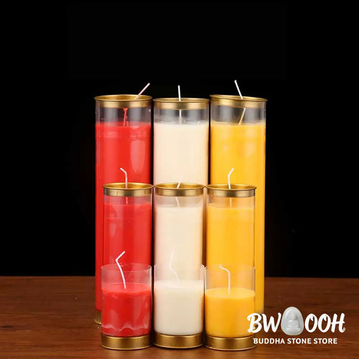 Meditation Prayer Altar Candle Buddhist Temple Rituals Use Items - Prayer Altar Candles