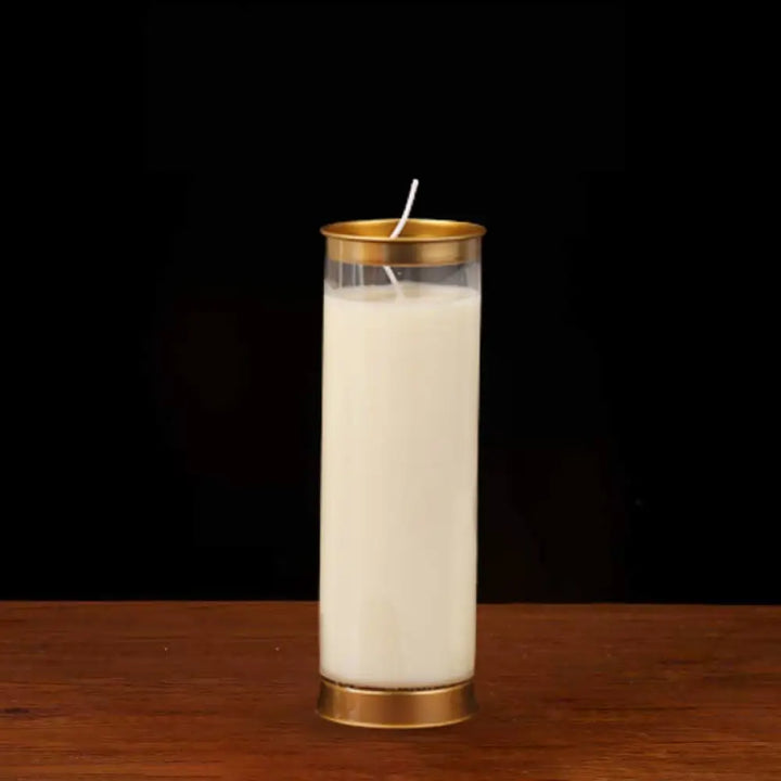 Meditation Prayer Altar Candle Buddhist Temple Rituals Use Items - White / Medium (3 Days) - Prayer Altar Candles