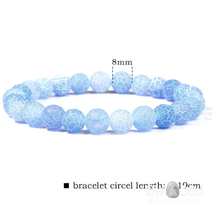 Natural Agate Stone Crystal Balance Beaded Bracelet - BWOOOH - Bracelet