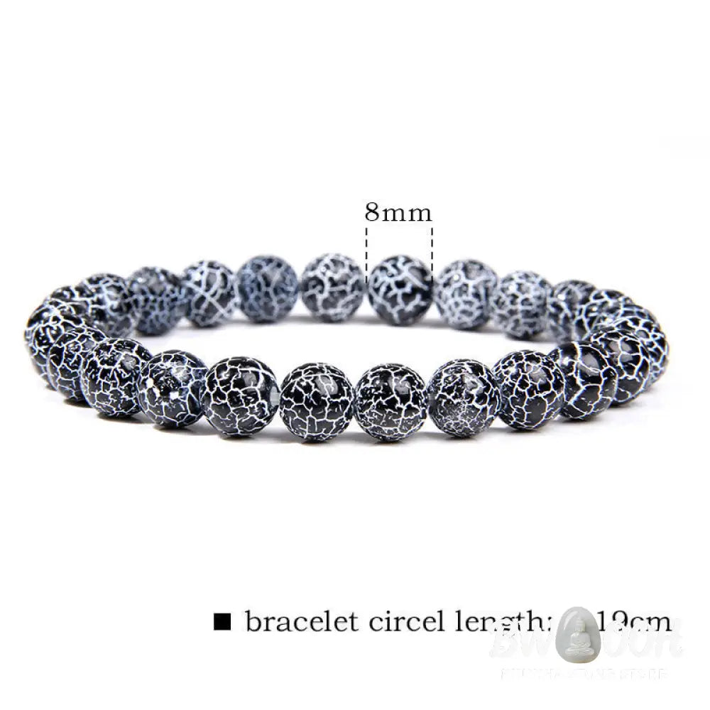 Natural Agate Stone Crystal Balance Beaded Bracelet - BWOOOH - Bracelet