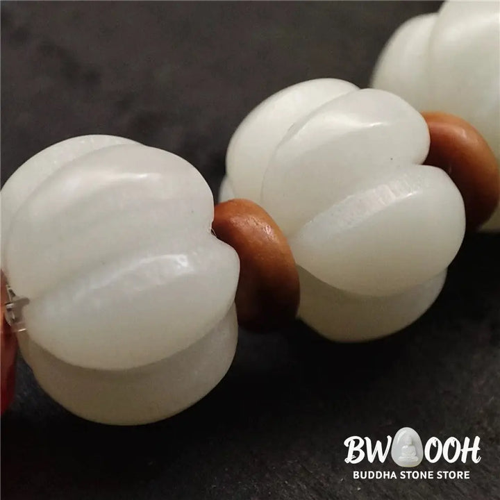BWOOOH Natural Bodhi Seed Agate Bodhi Harmony Bracelet | natural stone spiritual bracelet for healing and mindful living