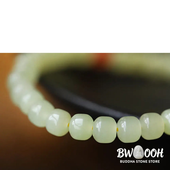 Natural Hetian Jade Pumpkin Amber Red Agate Crystal Prosperity Bracelet - BWOOOH - Hetian Jade&amp;Amber&amp;Red Agate