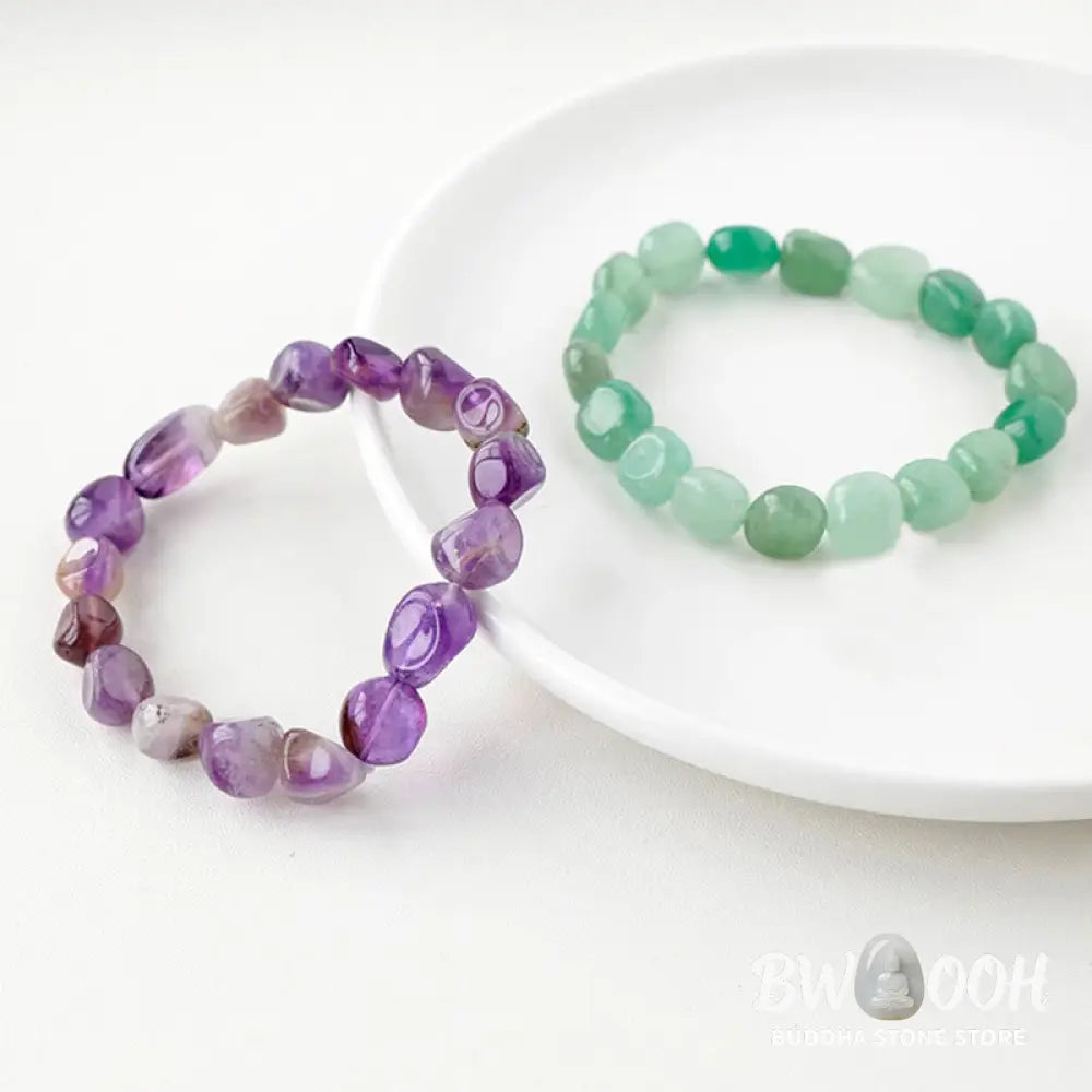 Natural Irregular Shape Crystal Stone Spiritual Awareness Bracelet - Bracelet