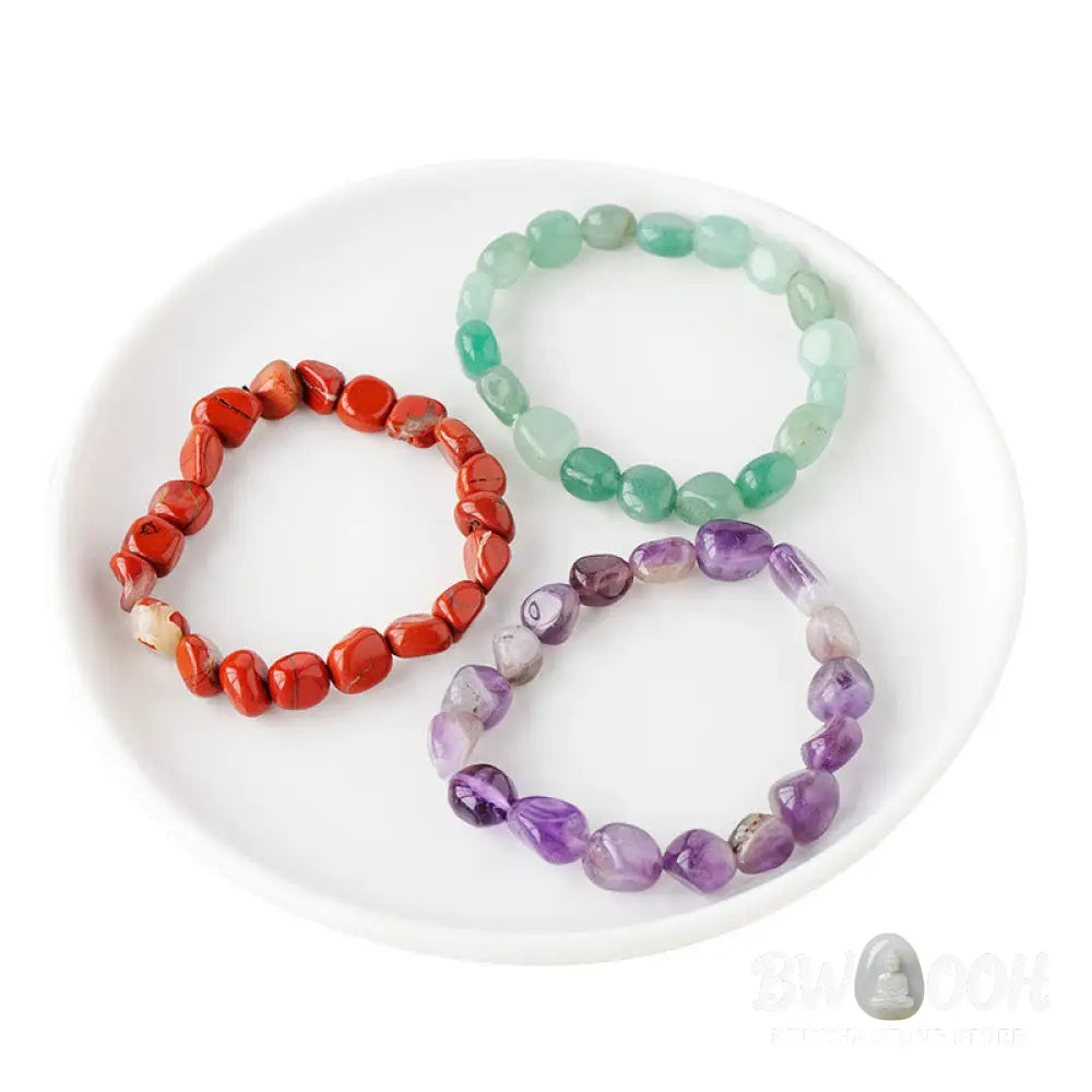 Natural Irregular Shape Crystal Stone Spiritual Awareness Bracelet - Bracelet