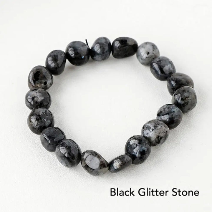Natural Irregular Shape Crystal Stone Spiritual Awareness Bracelet - Bracelet