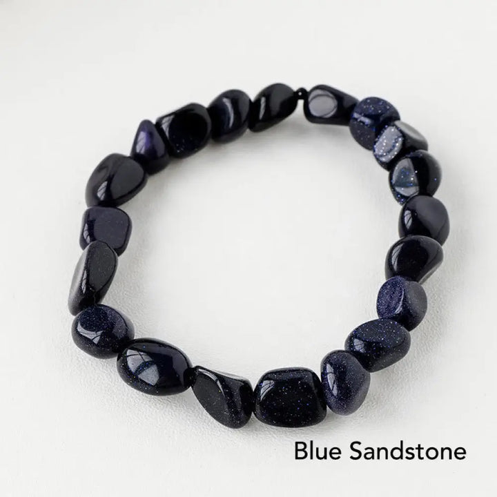 Natural Irregular Shape Crystal Stone Spiritual Awareness Bracelet - Bracelet