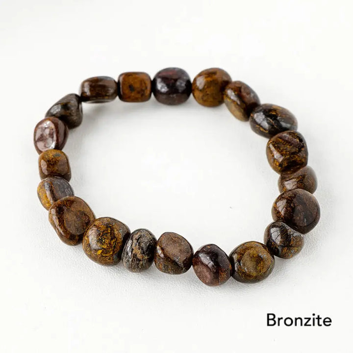 Natural Irregular Shape Crystal Stone Spiritual Awareness Bracelet - Bracelet
