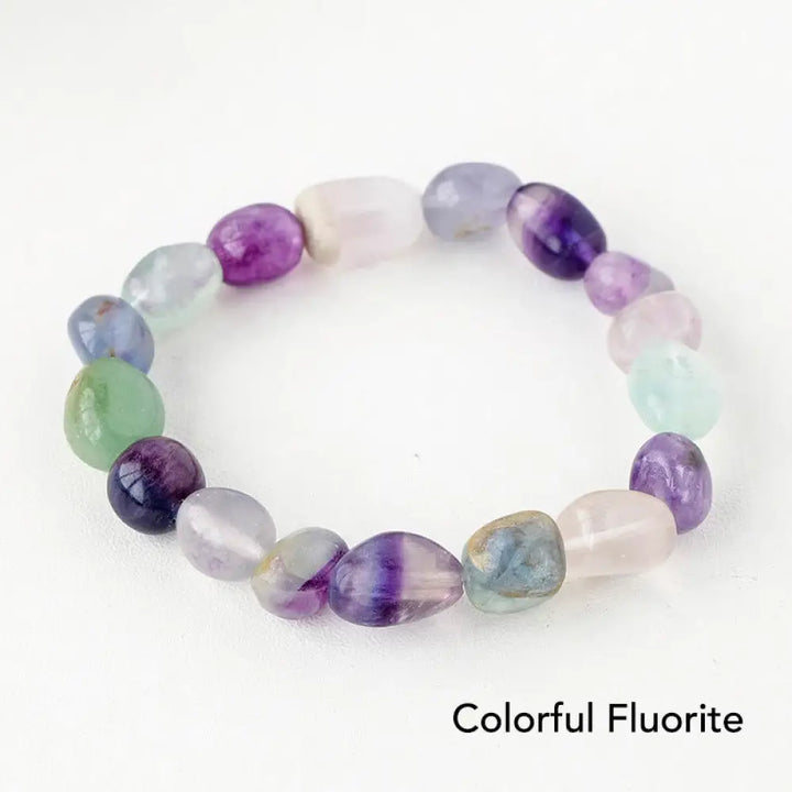 Natural Irregular Shape Crystal Stone Spiritual Awareness Bracelet - Bracelet