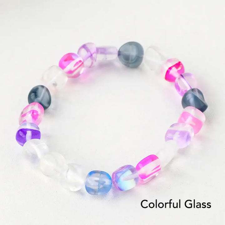 Natural Irregular Shape Crystal Stone Spiritual Awareness Bracelet - Bracelet