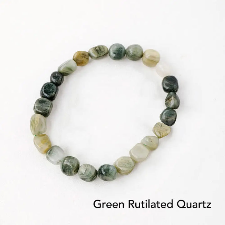 Natural Irregular Shape Crystal Stone Spiritual Awareness Bracelet - Bracelet