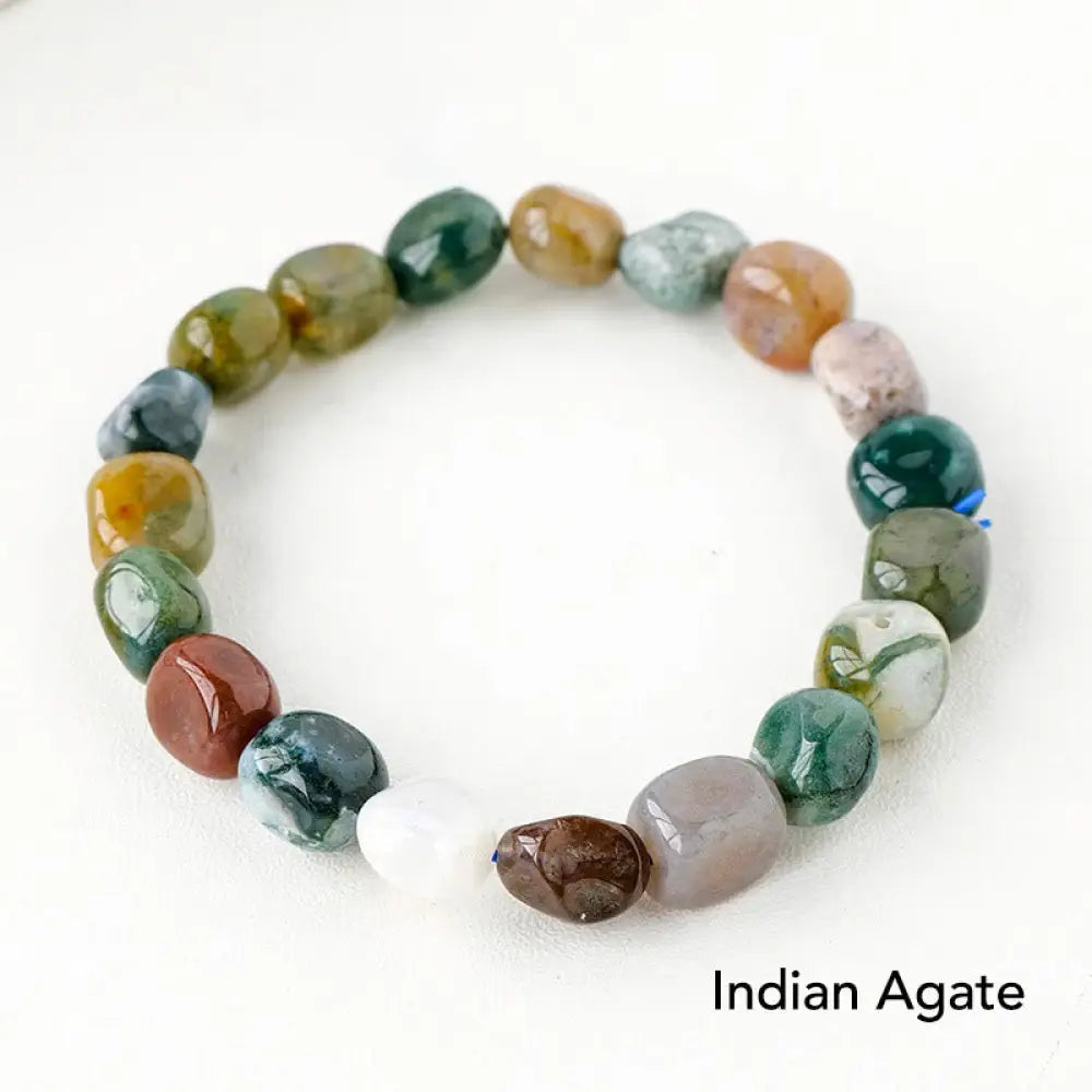Natural Irregular Shape Crystal Stone Spiritual Awareness Bracelet - Bracelet