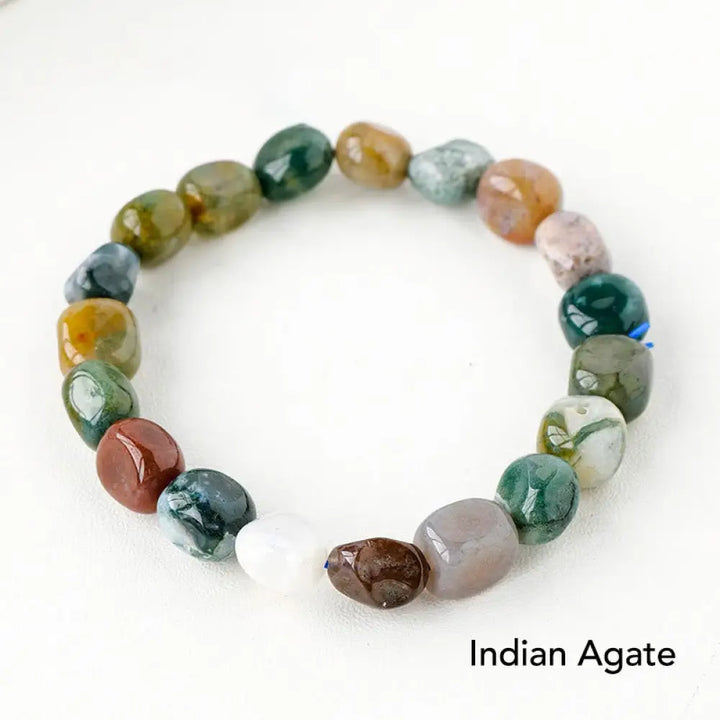 Natural Irregular Shape Crystal Stone Spiritual Awareness Bracelet - Bracelet
