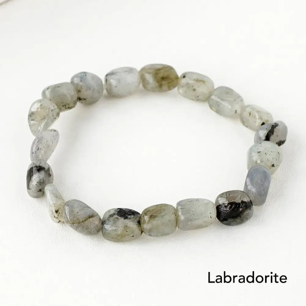 Natural Irregular Shape Crystal Stone Spiritual Awareness Bracelet - Bracelet