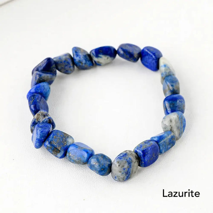 Natural Irregular Shape Crystal Stone Spiritual Awareness Bracelet - Bracelet