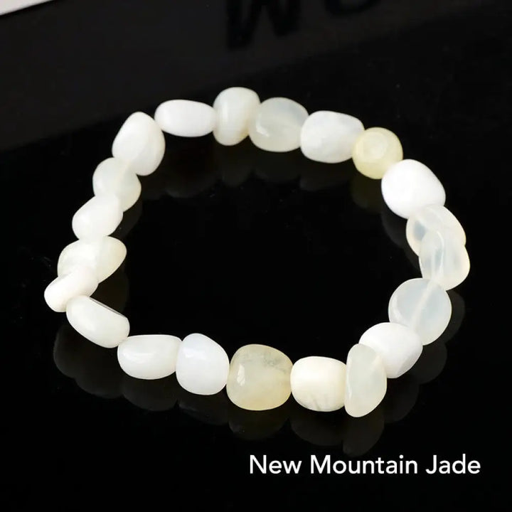 Natural Irregular Shape Crystal Stone Spiritual Awareness Bracelet - Bracelet