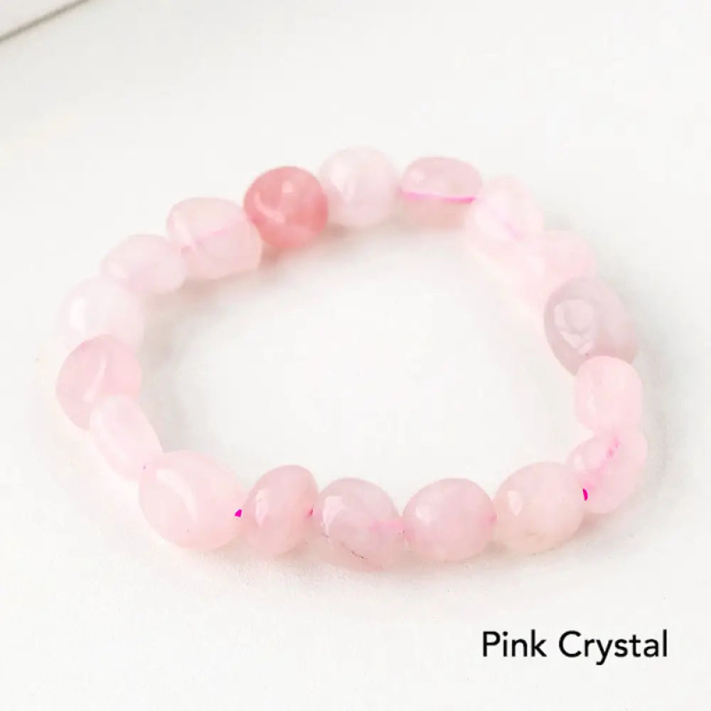 Natural Irregular Shape Crystal Stone Spiritual Awareness Bracelet - Bracelet