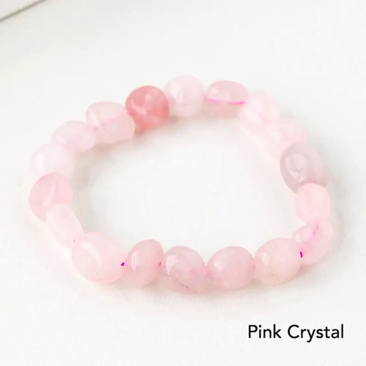 Natural Irregular Shape Crystal Stone Spiritual Awareness Bracelet - Bracelet