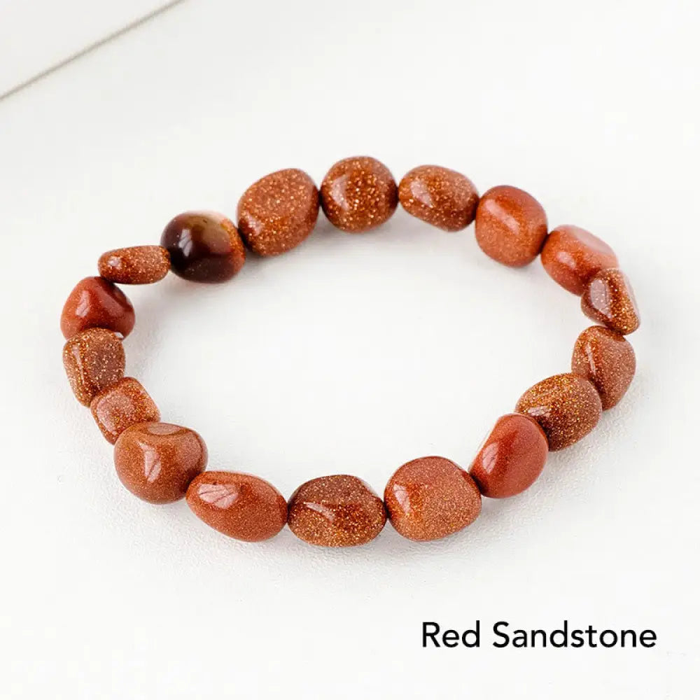 Natural Irregular Shape Crystal Stone Spiritual Awareness Bracelet - Bracelet