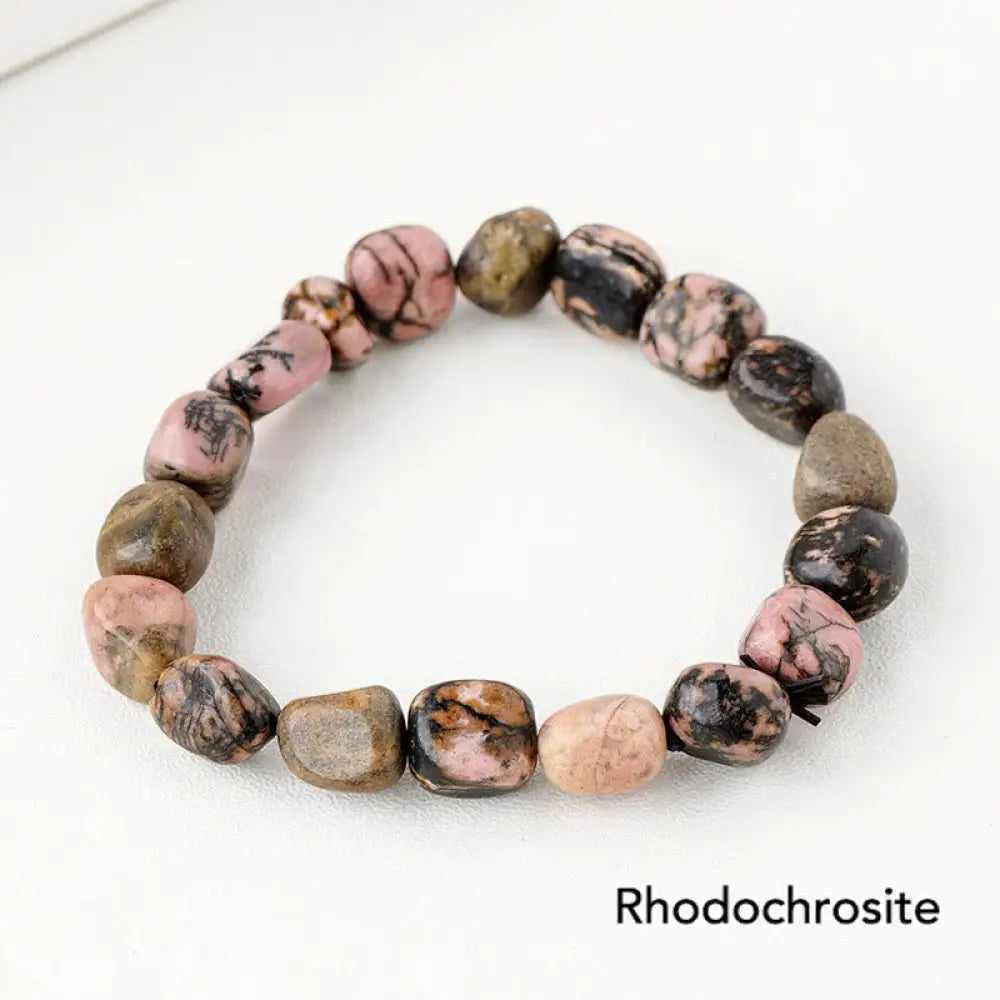 Natural Irregular Shape Crystal Stone Spiritual Awareness Bracelet - Bracelet