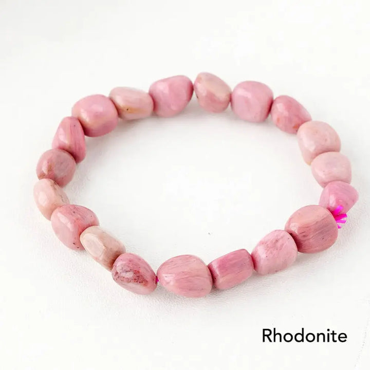 Natural Irregular Shape Crystal Stone Spiritual Awareness Bracelet - Bracelet
