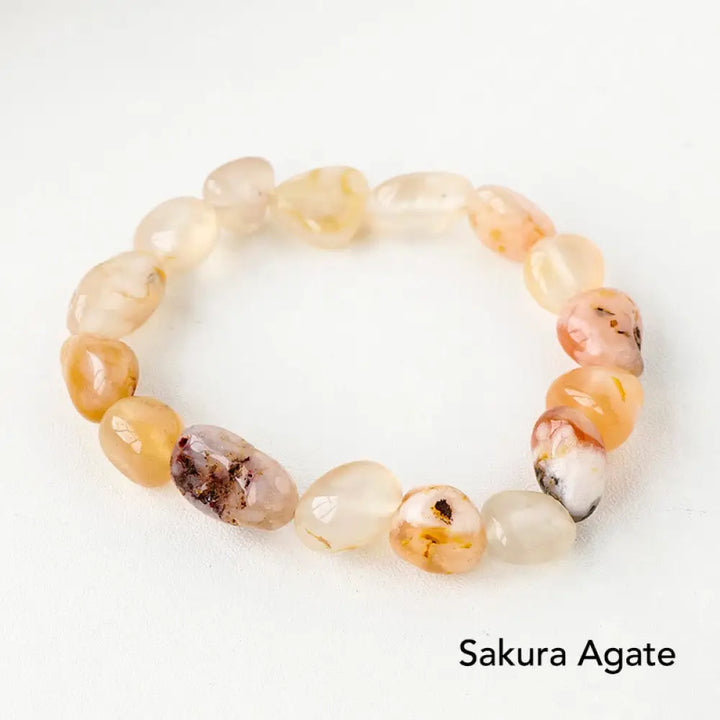 Natural Irregular Shape Crystal Stone Spiritual Awareness Bracelet - Bracelet