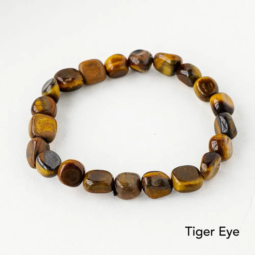 Natural Irregular Shape Crystal Stone Spiritual Awareness Bracelet - Bracelet