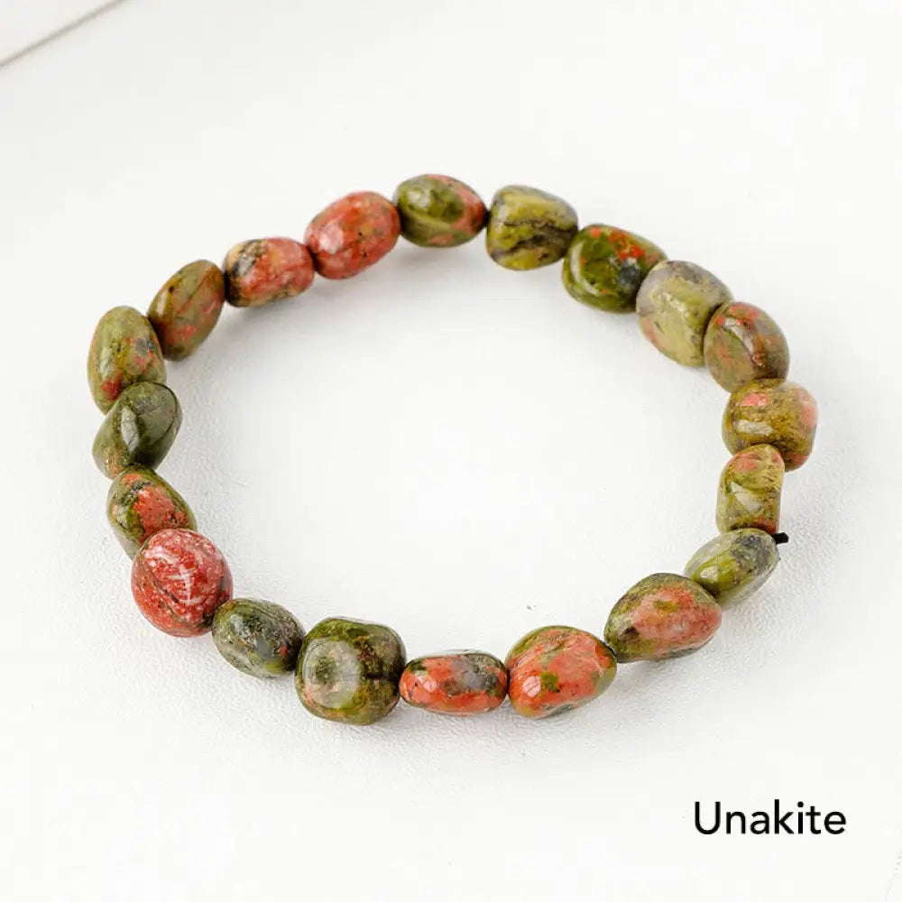 Natural Irregular Shape Crystal Stone Spiritual Awareness Bracelet - Bracelet