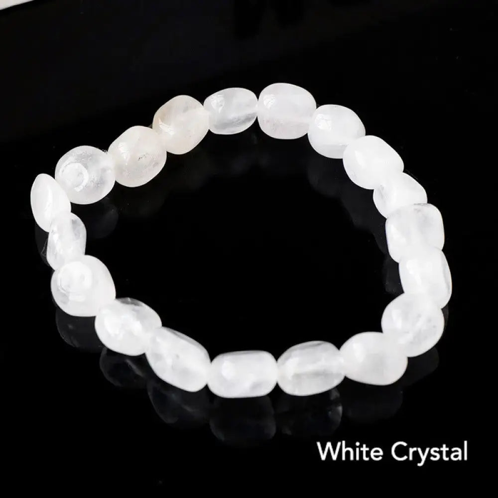 Natural Irregular Shape Crystal Stone Spiritual Awareness Bracelet - Bracelet