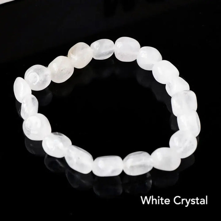 Natural Irregular Shape Crystal Stone Spiritual Awareness Bracelet - Bracelet