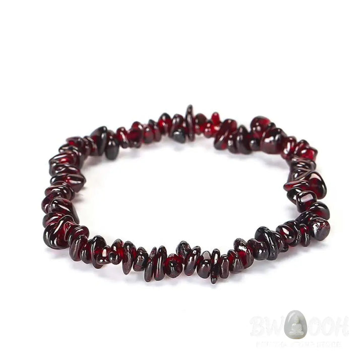 Natural Irregular Shape Crystal Stone Warmth Soothing Bracelet - Bracelet