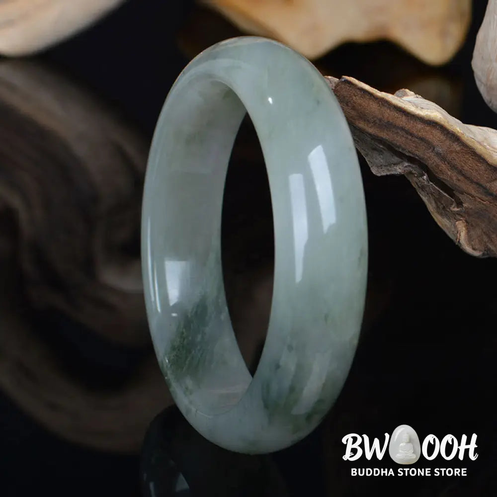 BWOOOH Natural Jade Luck Healing Bangle Bracelet | natural stone spiritual bracelet for healing and mindful living