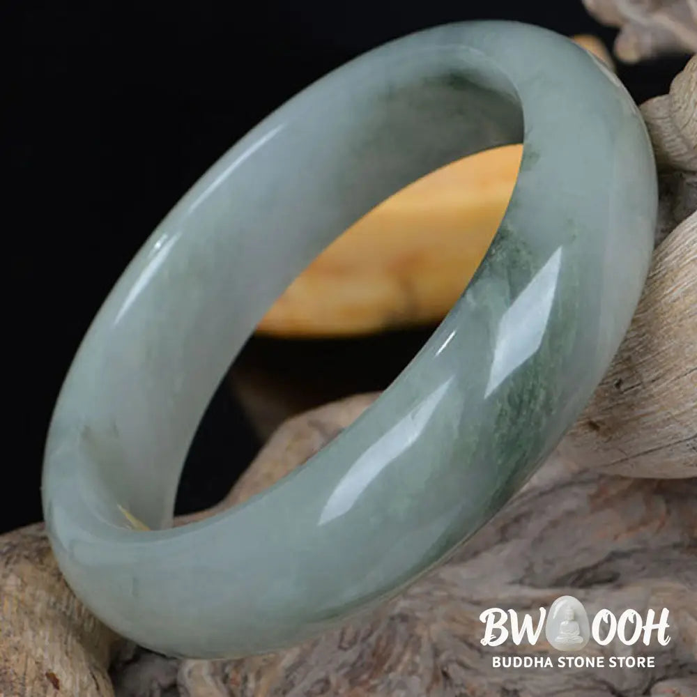 BWOOOH Natural Jade Luck Healing Bangle Bracelet | natural stone spiritual bracelet for healing and mindful living