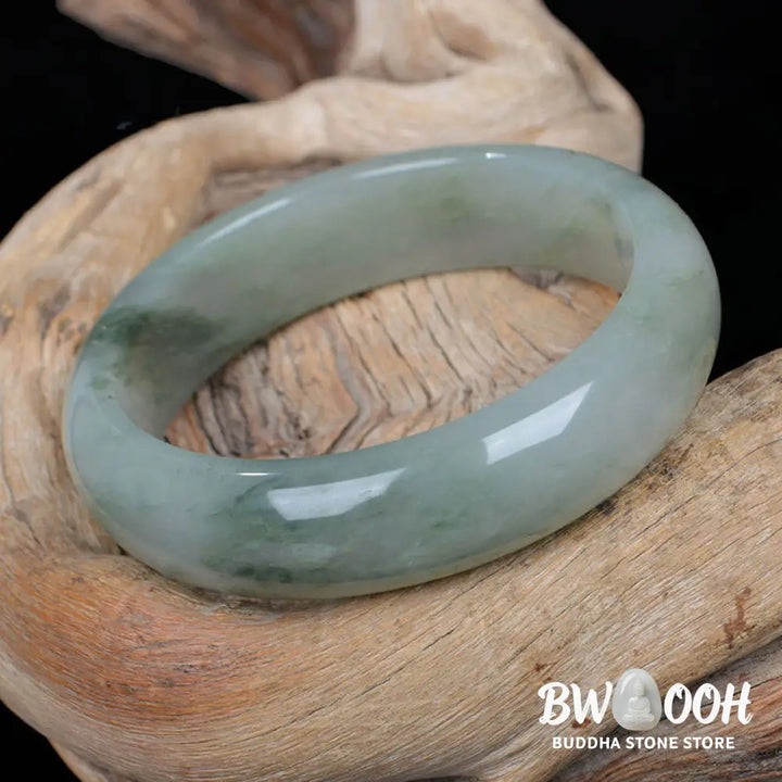 BWOOOH Natural Jade Luck Healing Bangle Bracelet | natural stone spiritual bracelet for healing and mindful living