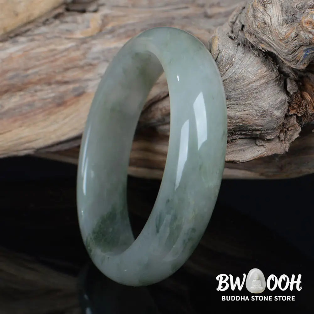 BWOOOH Natural Jade Luck Healing Bangle Bracelet | natural stone spiritual bracelet for healing and mindful living