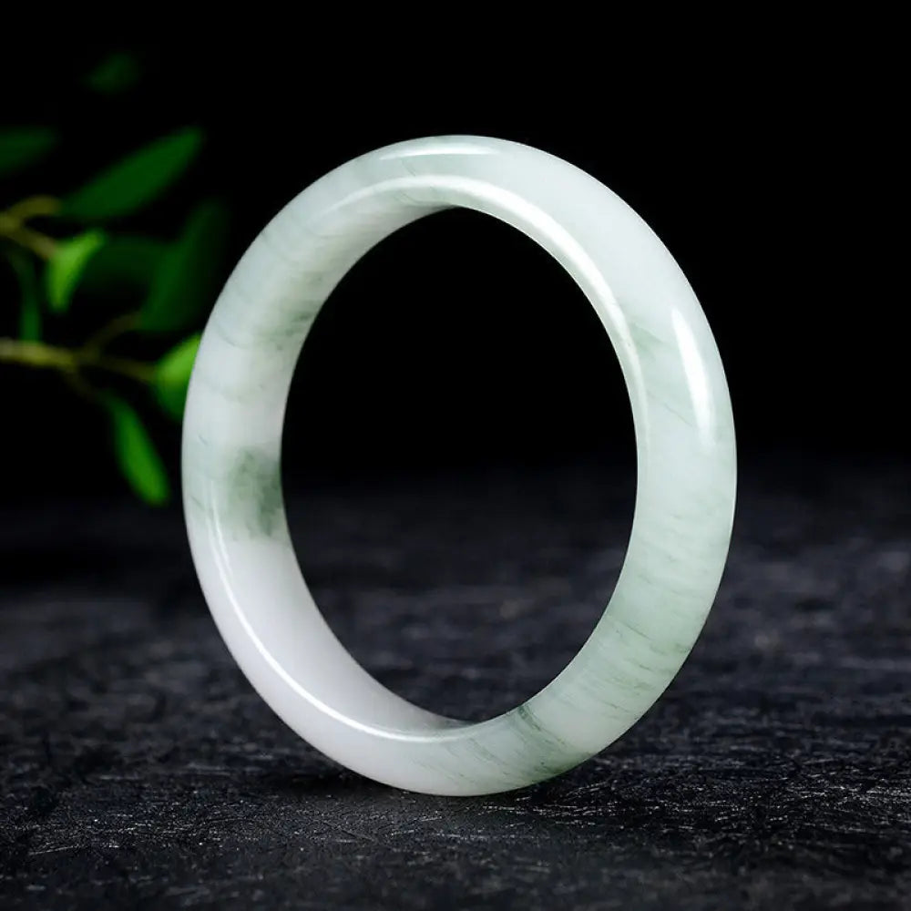 BWOOOH Natural Jade Luck Healing Bangle Bracelet | natural stone spiritual bracelet for healing and mindful living