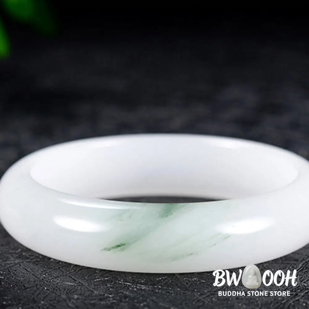BWOOOH Natural Jade Luck Healing Bangle Bracelet | natural stone spiritual bracelet for healing and mindful living