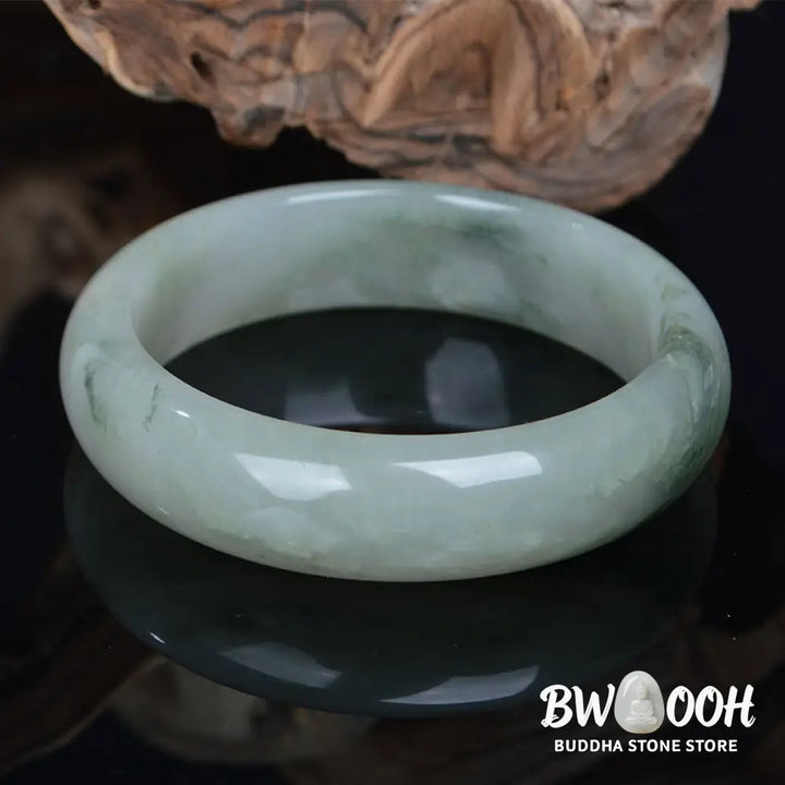 BWOOOH Natural Jade Luck Healing Bangle Bracelet | natural stone spiritual bracelet for healing and mindful living