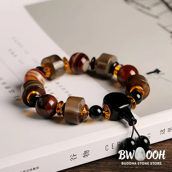 Natural Sardonyx Luck Bracelet - Sardonyx - Bracelet