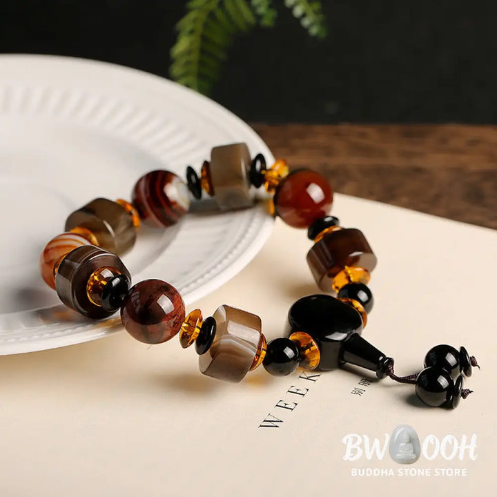 Natural Sardonyx Luck Bracelet - Sardonyx - Bracelet