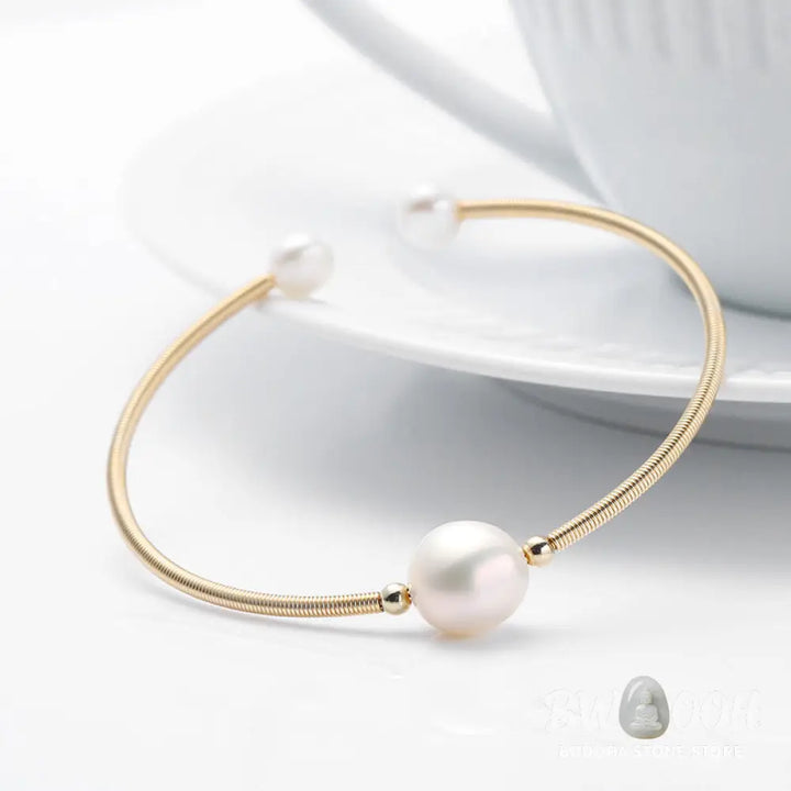 Pearl Wealth Bracelet Bangle (Extra 30% Off | USE CODE: FS30) - BWOOOH - Bracelet