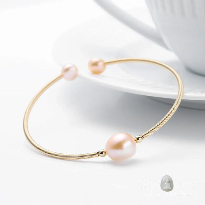 Pearl Wealth Bracelet Bangle (Extra 30% Off | USE CODE: FS30) - BWOOOH - Bracelet