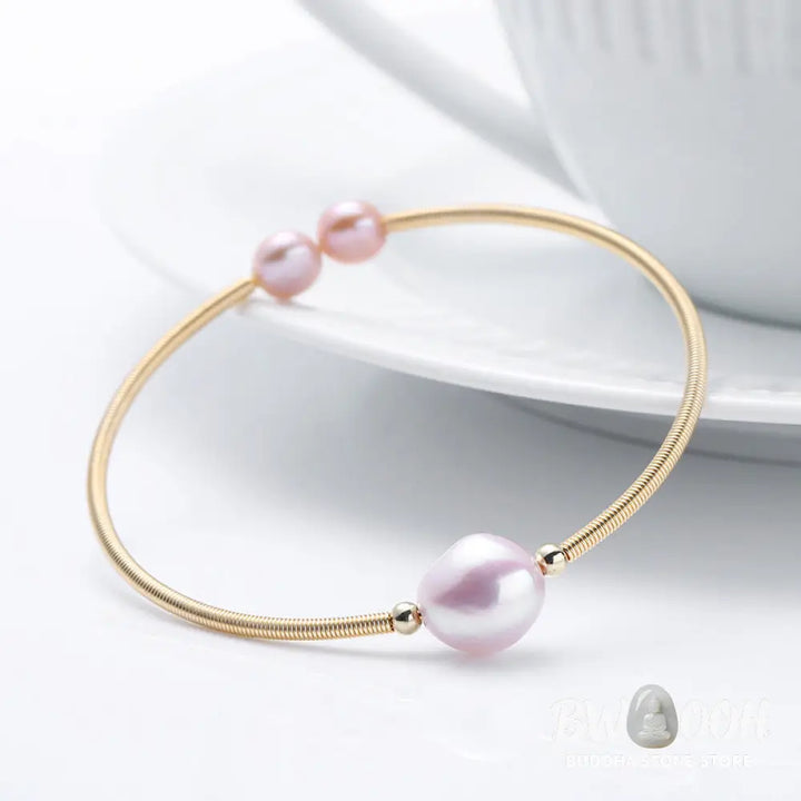 Pearl Wealth Bracelet Bangle (Extra 30% Off | USE CODE: FS30) - BWOOOH - Bracelet