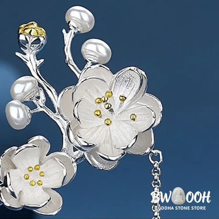 Plum Blossom Butterfly Love Freedom Tassel Hairpin - Feng Shui Butterfly (Love ♥ Freedom) - Hairpin